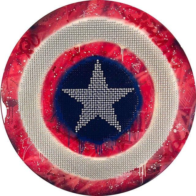 photographie de l'œuvre Captain America's Shield de l'artiste Thomas Krief