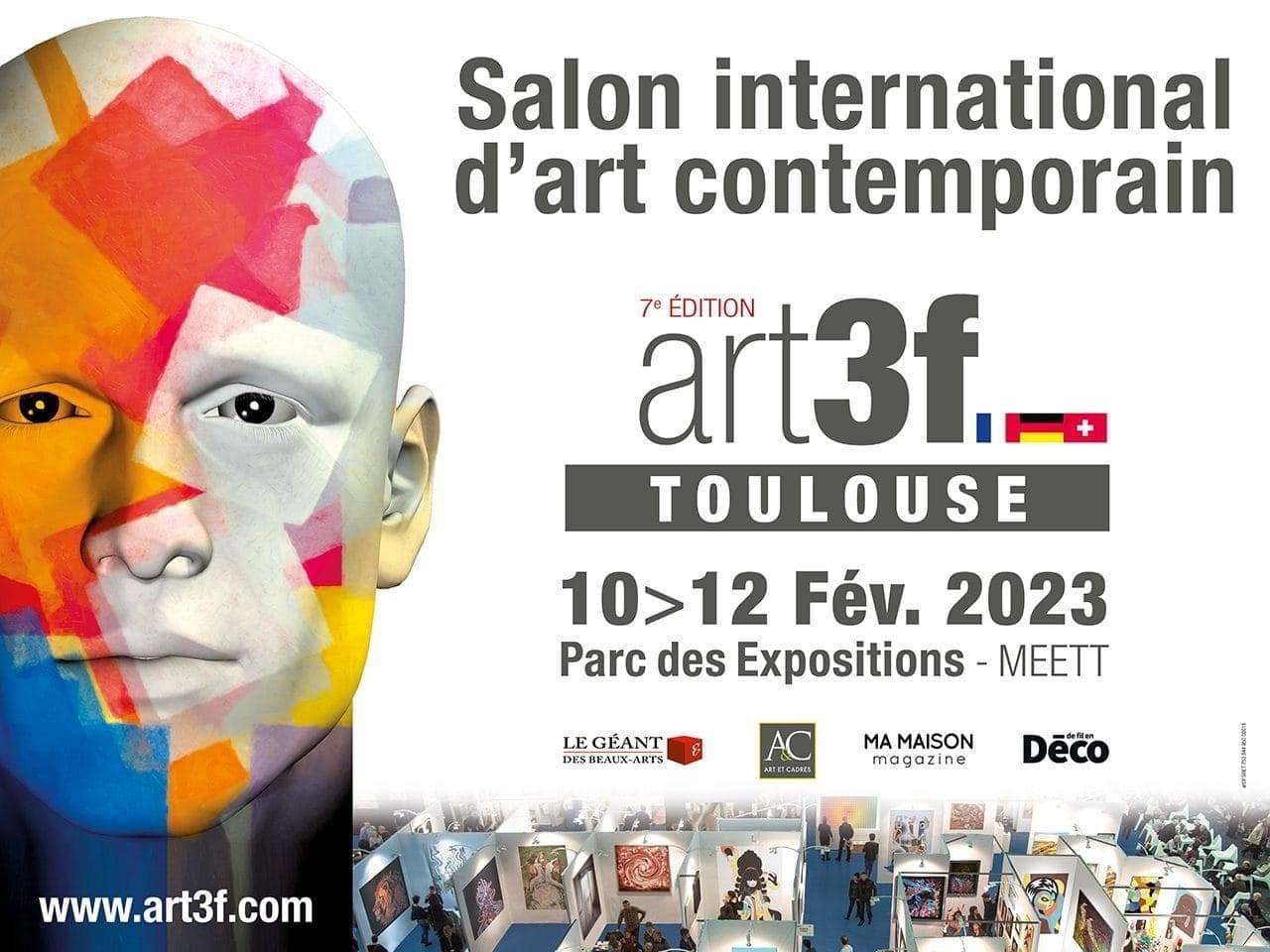flyer de l'évènement art3f Toulouse AUSSONNE 2023-02-10T00:00:00+00:00 